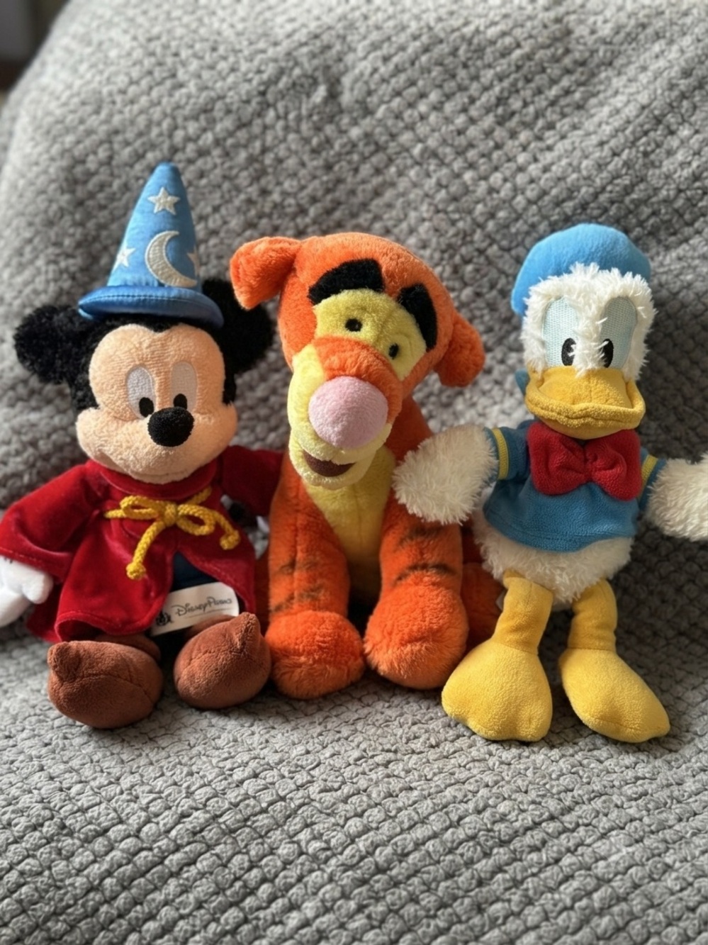 Disney Plush Set - Mickey, Tigger and Donald